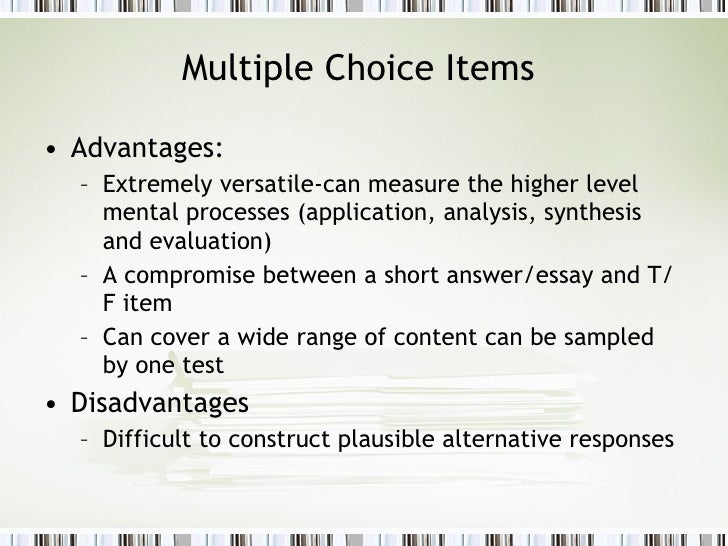 Types of essay type test image