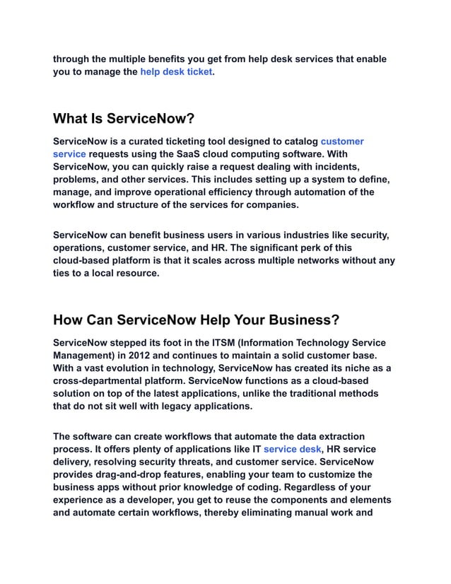 Know How The ServiceNow Ticketing Tool Can Benefit Your Business.pdf