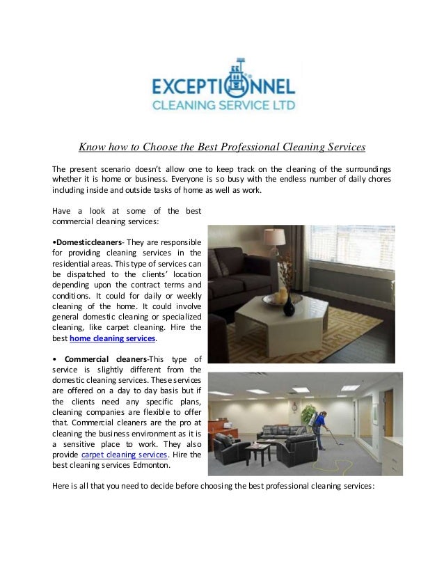 need cleaning service
