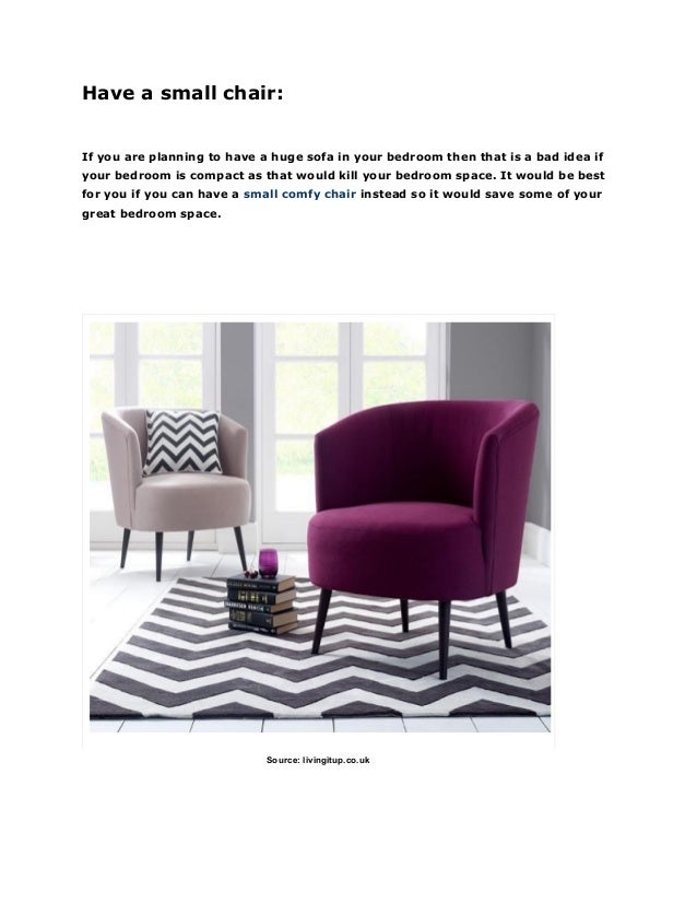 small comfy bedroom chairs