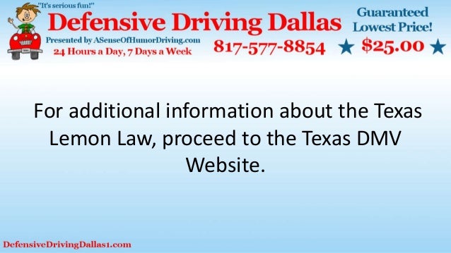Lemon Law Texas >> Knowing The Basic Facts Regarding The Lemon Law Lemon Law Texas >> Knowing The Basic Facts Regarding The Lemon Law