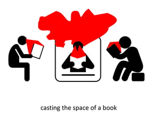casting the space of a book
 
