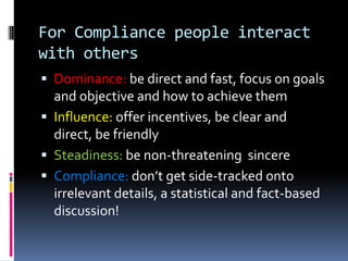 Leadership STYLE with DISC