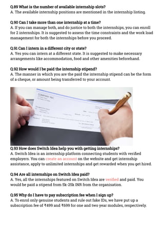 Internship Loading Know it all 101 questions about internships | PDF