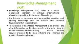 Knowledge management | PPTX