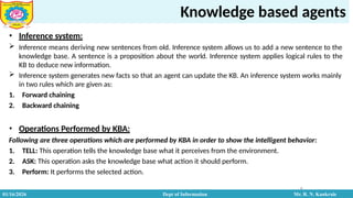 knowledgde representation in Artificial Intelligence | PPTX