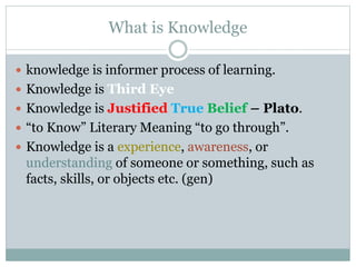 Knowledge is Power | PPTX