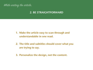 Guide to writing a perfect knowledge base article | PDF