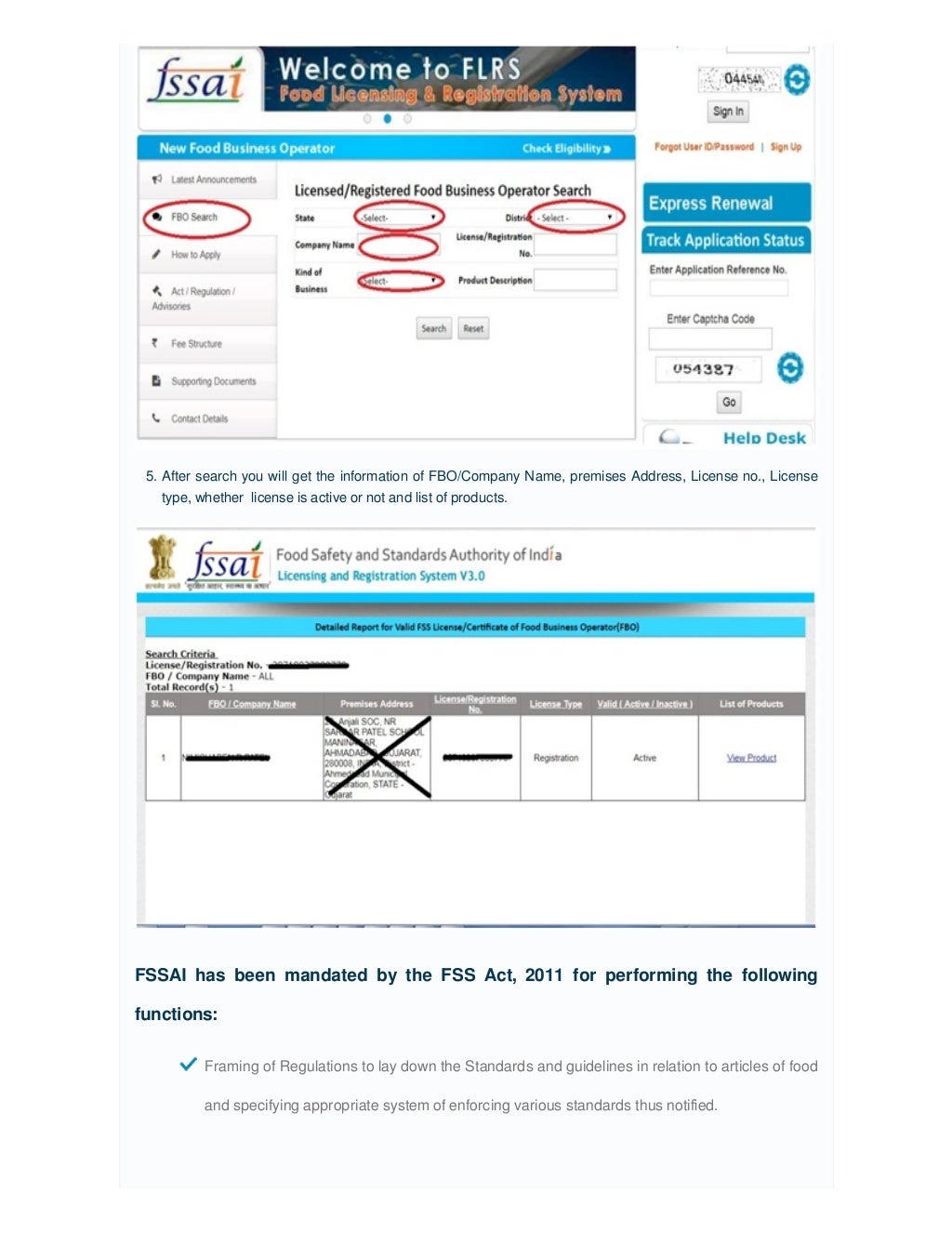 How To Check FSSAI License Number Online How To Check FSSAI License Number Online