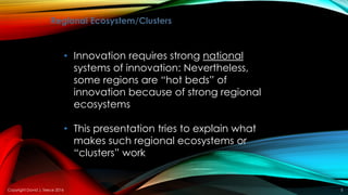 Transforming to a Knowledge Economy: The Role of Innovation Ecosystems ...