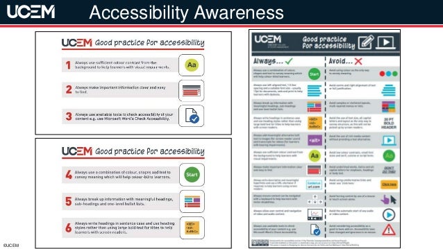 ©UCEM
Accessibility Awareness
 