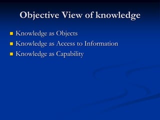 Knowledge management | PPSX