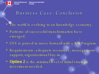 Knowledge Management Program in the Canadian Forest Service | PPT