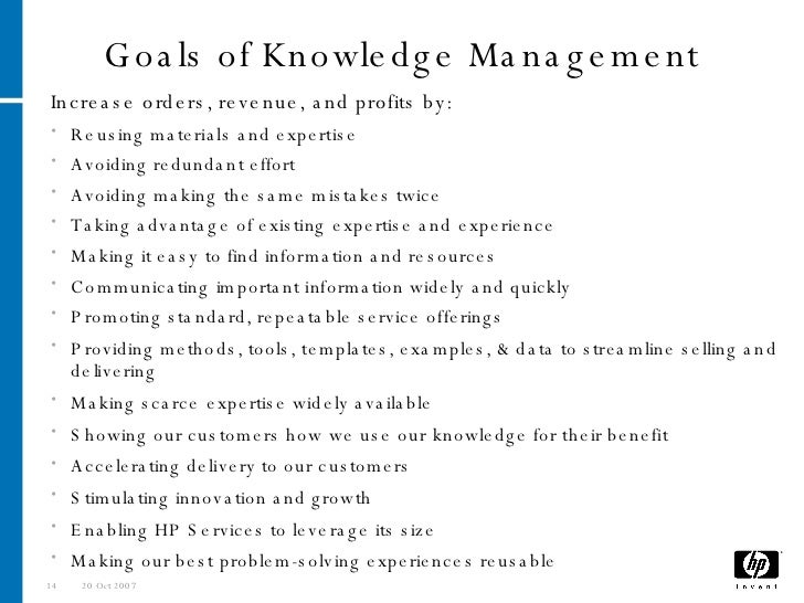 knowledge management template