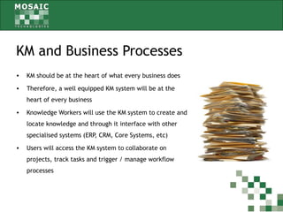 Knowledge Management Intro | PPT