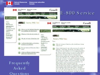 E-800 Service Frequently Asked Questions 