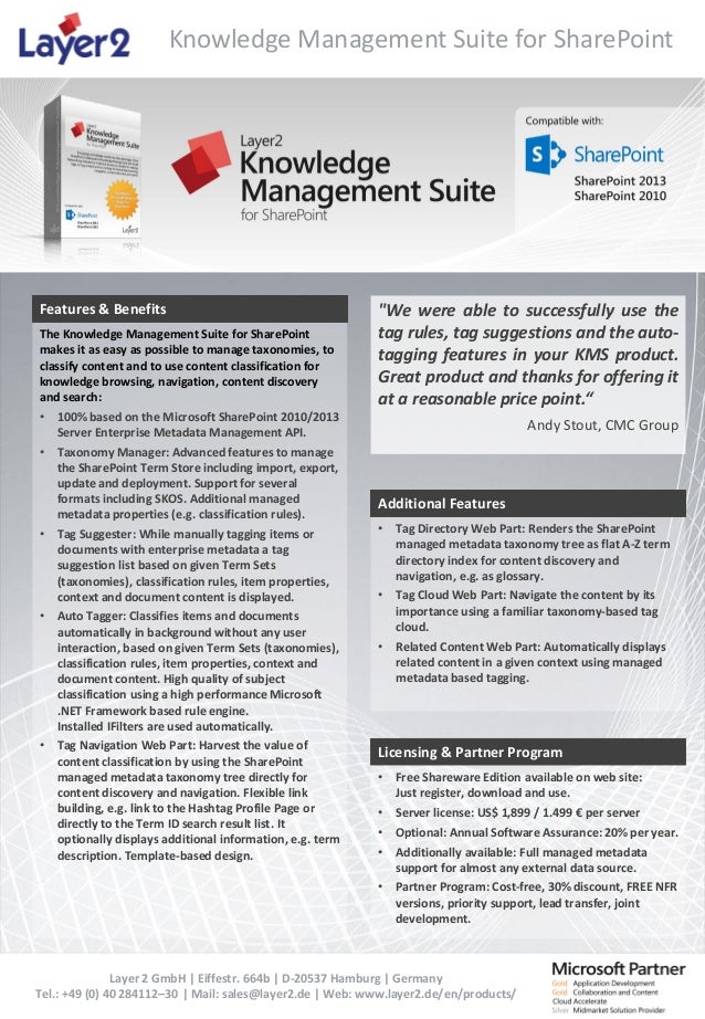 SharePoint Knowledge Management Suite by Layer2