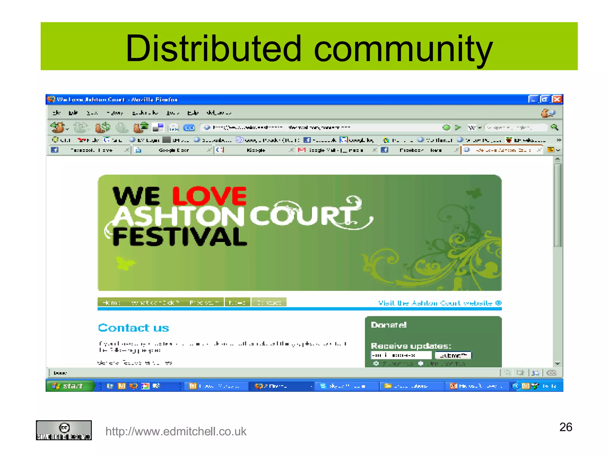 Distributed community 