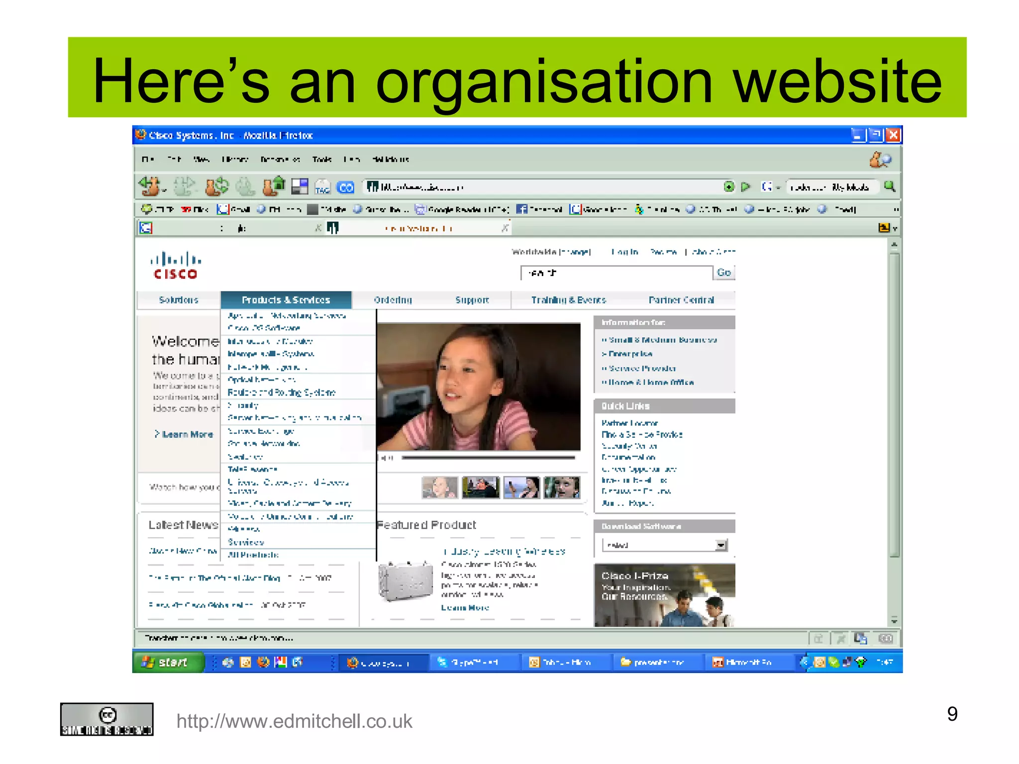 Here’s an organisation website 