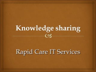 Rapid Care IT Services 