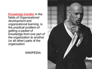 Knowledge Transfer With Scrum