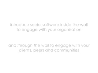 Knowledge Worker 2.0 - Power to the people