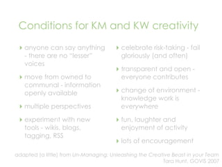 Knowledge Worker 2.0 - Power to the people