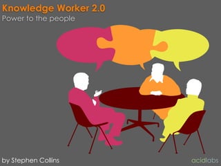 Knowledge Worker 2.0
Power to the people




by Stephen Collins     acidlabs