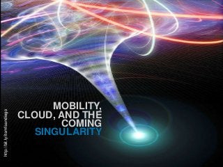 http://bit.ly/itsmfsandiego

MOBILITY,
CLOUD, AND THE
COMING
SINGULARITY

 