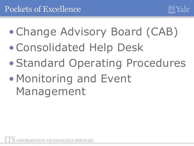 Knowledge12 Yale Service Management Rapid Maturity Yale Format