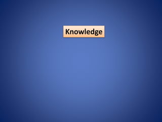 Knowledge
 