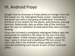 Knowledge about android operating system | PPTX
