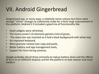 Knowledge about android operating system | PPTX