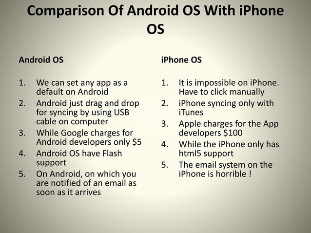 Knowledge about android operating system | PPTX