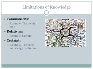 What is the difference between knowledge and belief? | PPTX
