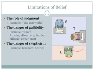 Knowledge and belief | PPTX