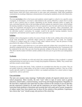 Knowledge and curriculum | PDF