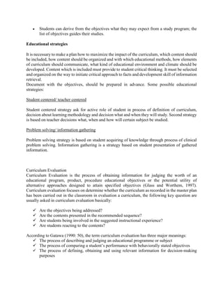Knowledge and curriculum | PDF