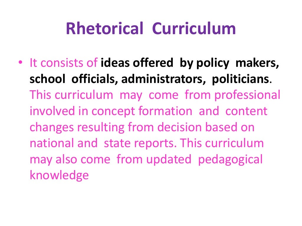 Meaning and Nature of Curriculum