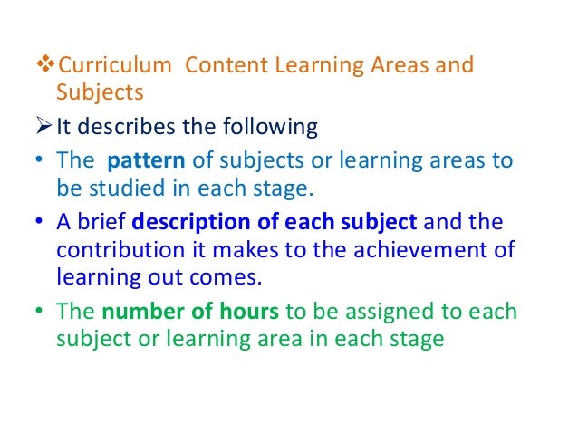 Meaning and Nature of Curriculum