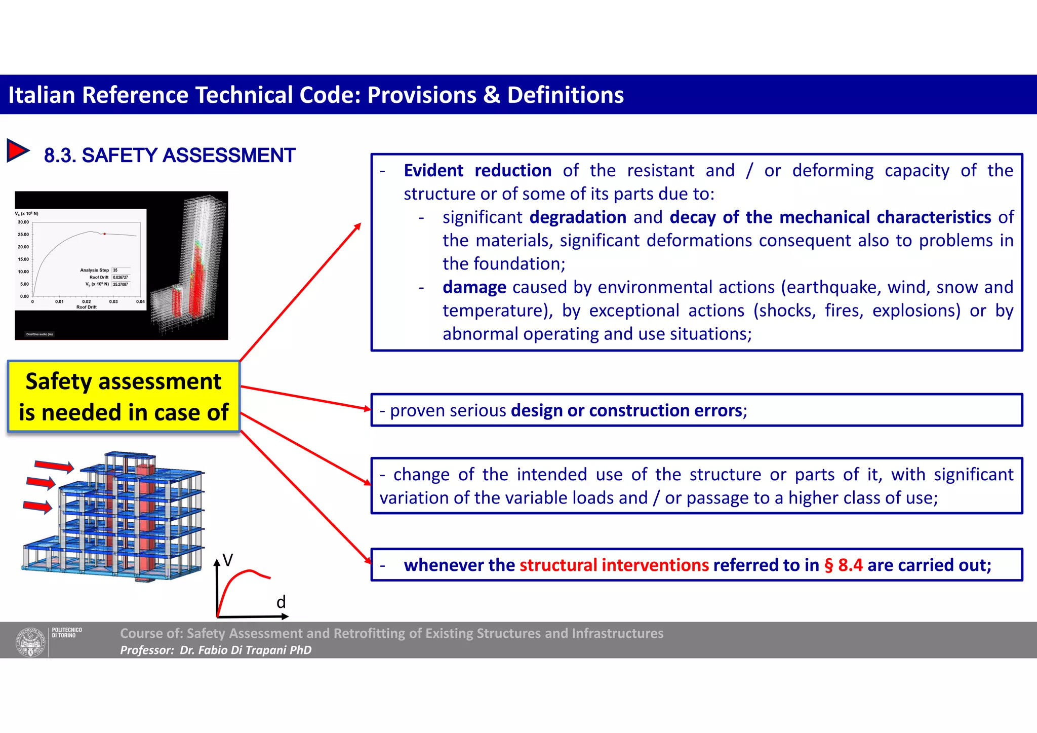 APPROACH TO SAFETY ASSESSMENT OF EXISTING STRUCTURES METHODOLOGY ...