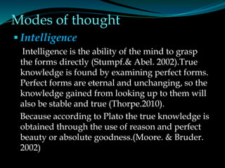 Knowledge and opinion ppt | PPTX