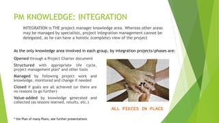 Knowledge areas of project management processes | PPTX