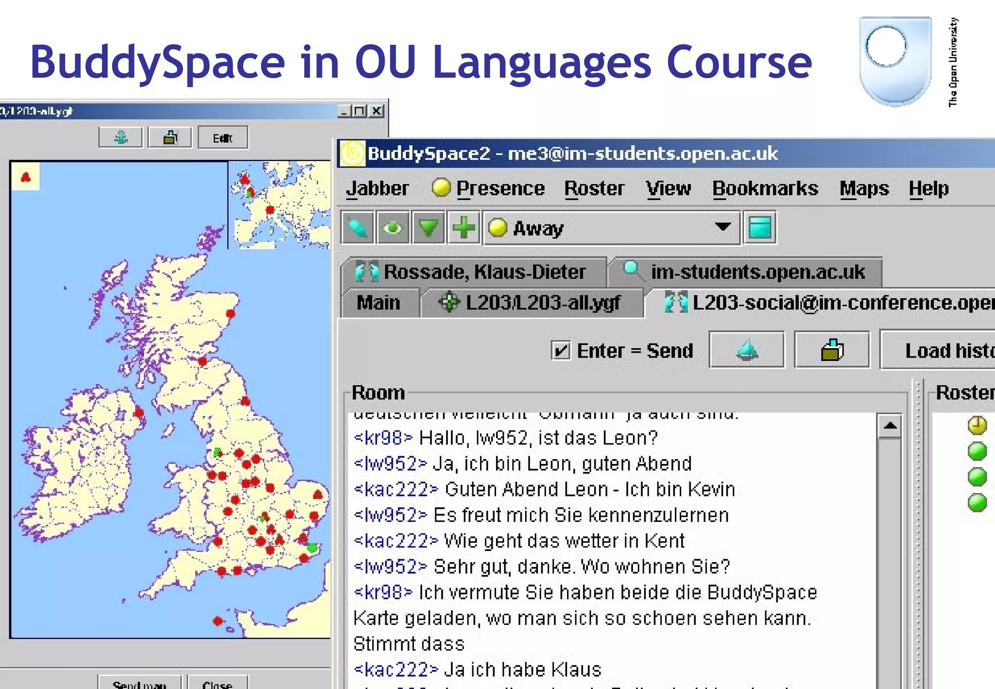 BuddySpace in OU Languages Course 