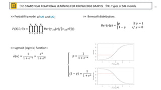 A Review of Relational Machine Learning(SRL) for Knowledge Graphs | PPT