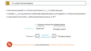 A Review of Relational Machine Learning(SRL) for Knowledge Graphs | PPT