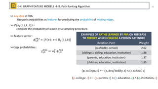A Review of Relational Machine Learning(SRL) for Knowledge Graphs | PPT
