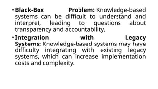 Knowledge Based System detailed types in AI | PPTX
