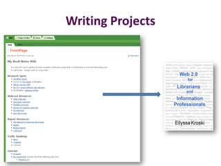 Writing Projects
 