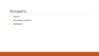 Knowledge Engineering its role and responsibilities | PPTX